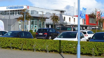 Blick vom Haus Luv und Lee: Dünen-Therme