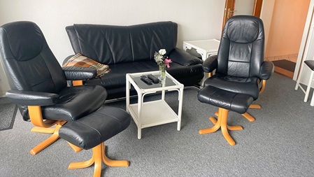 Das Bild zeigt den Wohnbereich Ap. 5 im Luv+Lee, SPO